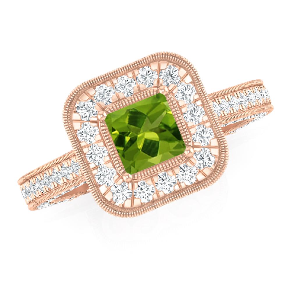 Rose Gold - Peridot