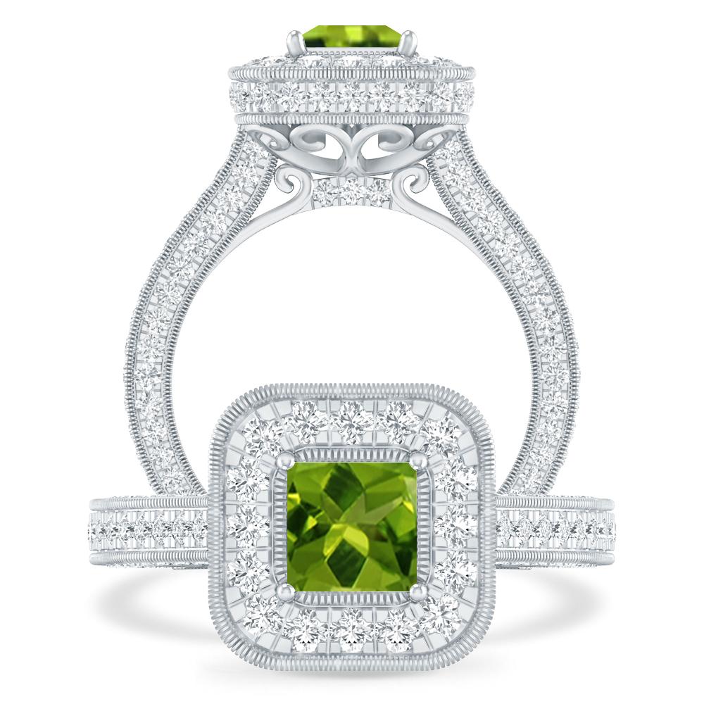 White Gold - Peridot