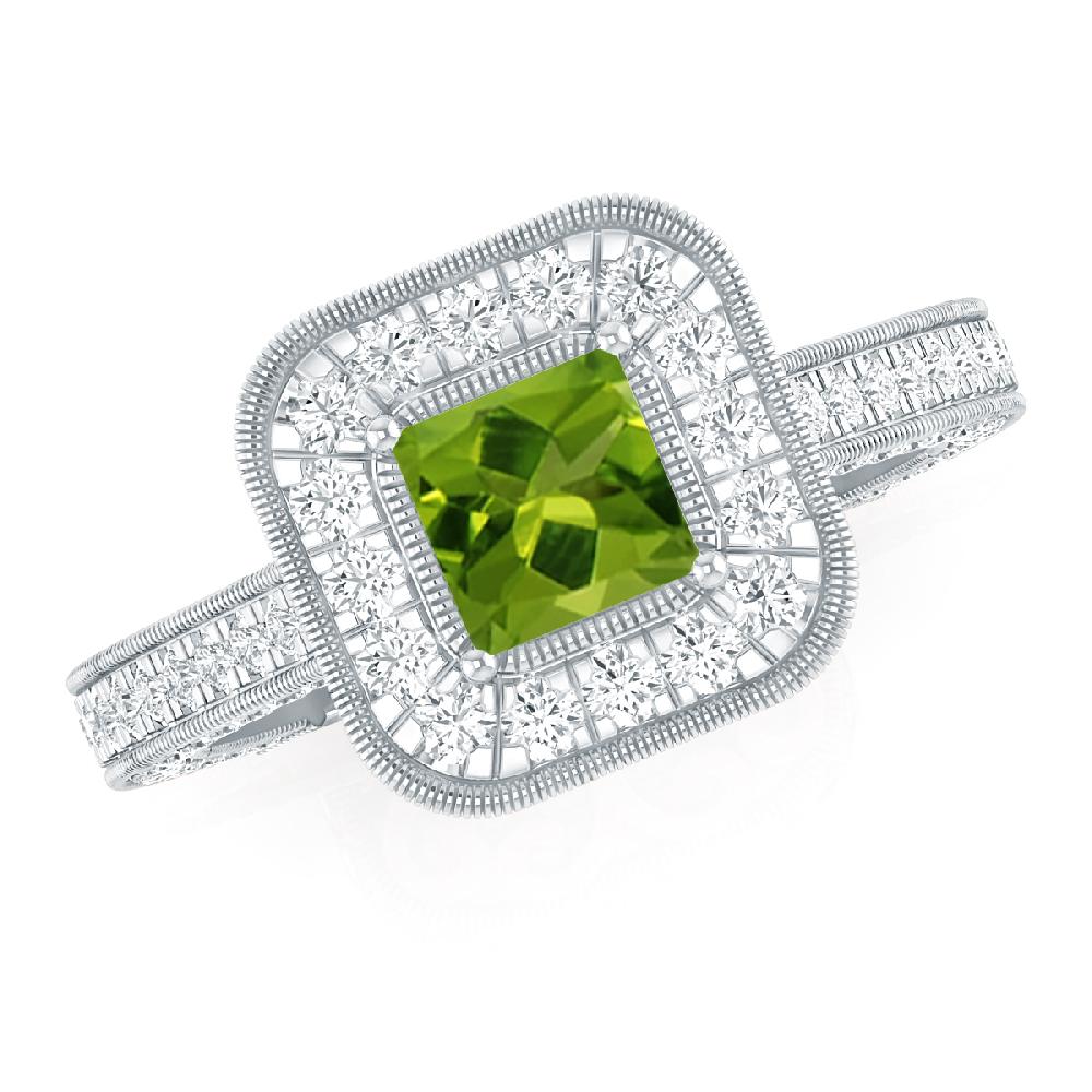 White Gold - Peridot