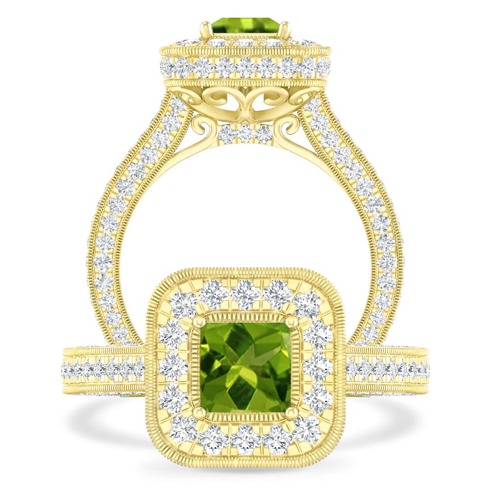 Yellow Gold - Peridot