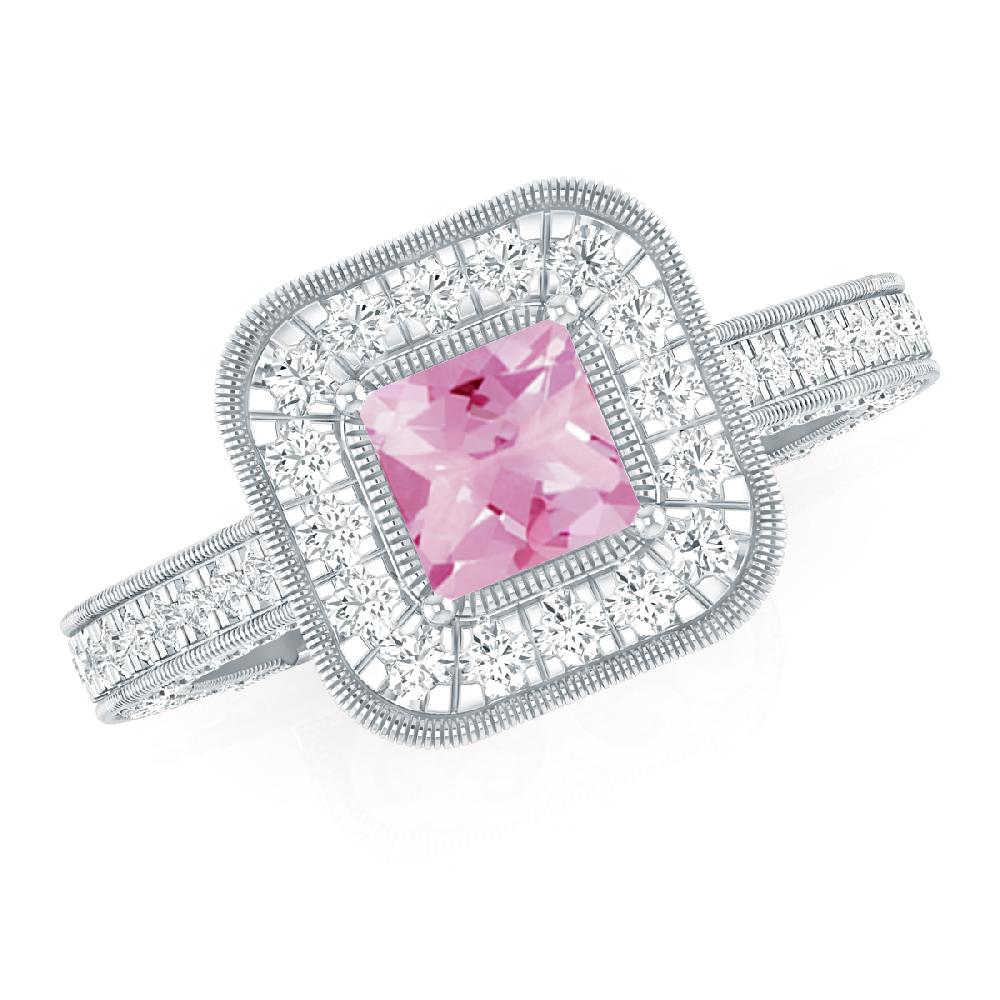 White Gold - Pink Tourmaline