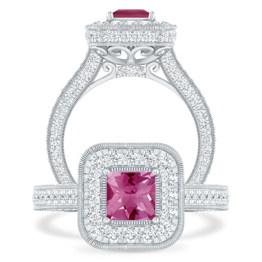 White Gold - Pink Tourmaline