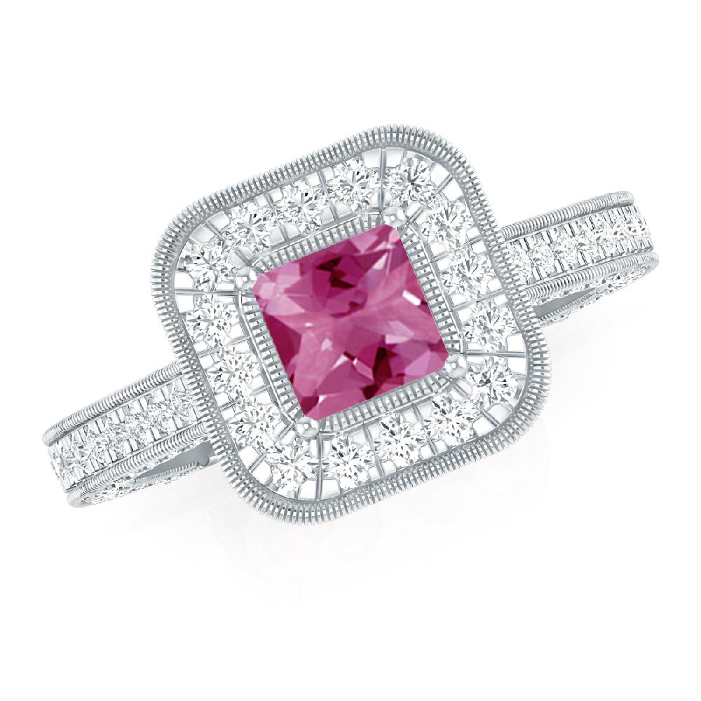 White Gold - Pink Tourmaline