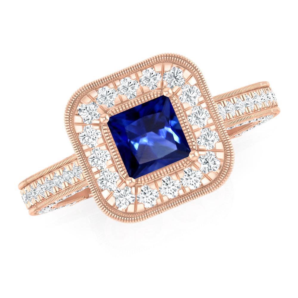 Rose Gold - Sapphire