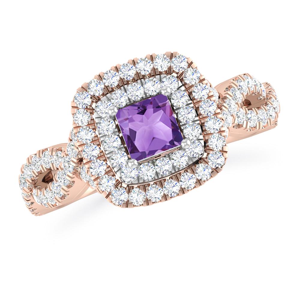 Rose Gold - Amethyst