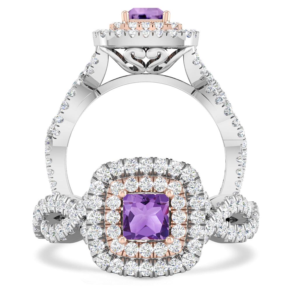 White Gold - Amethyst