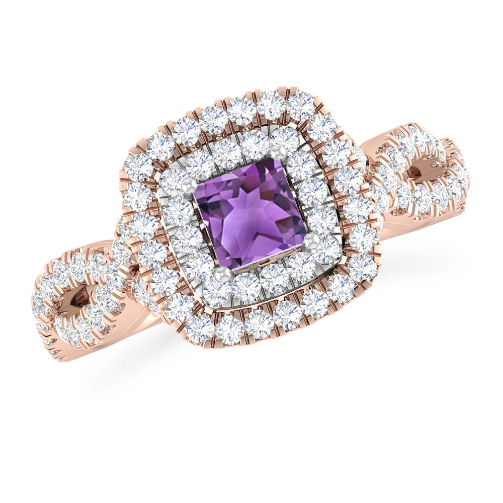 Rose Gold - Amethyst