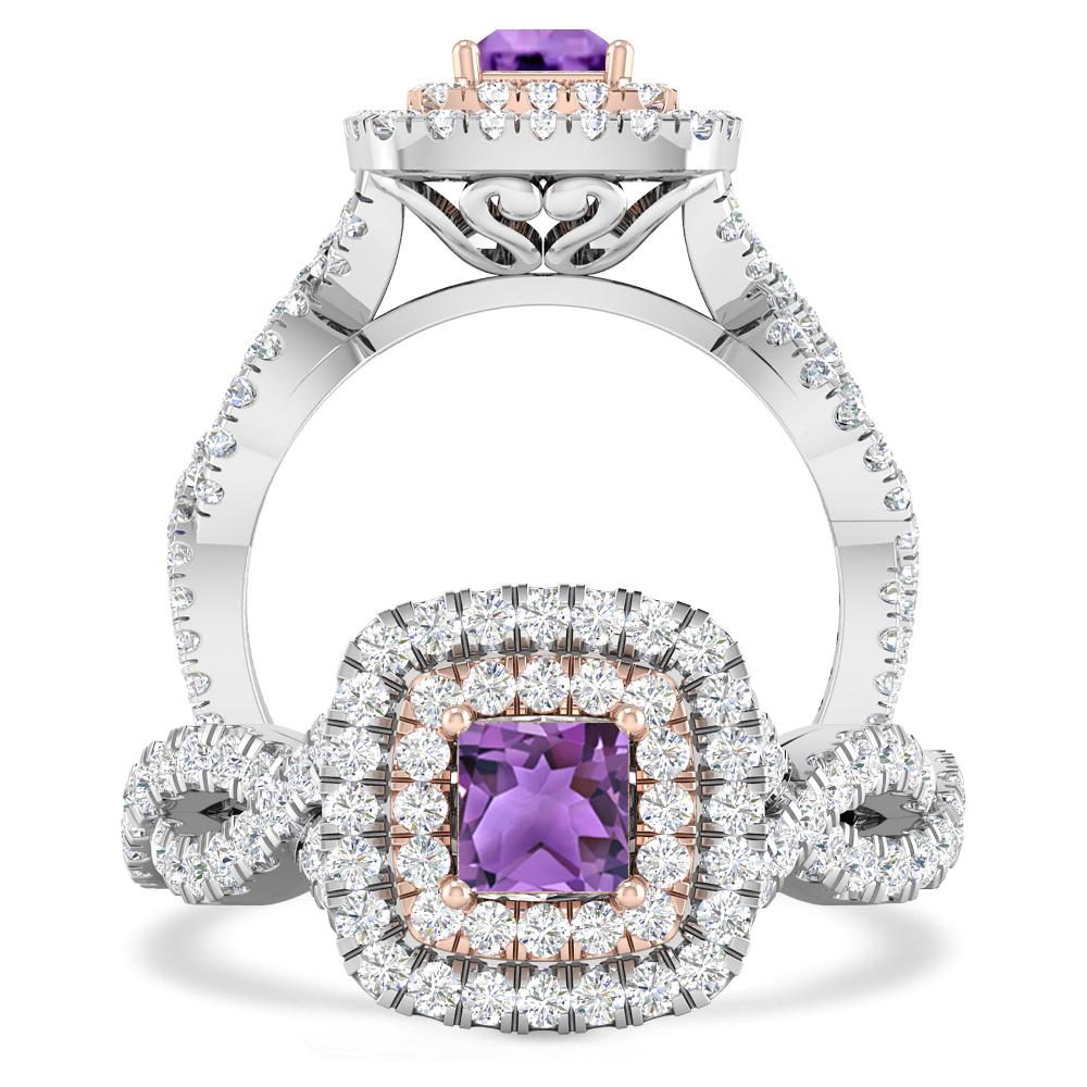 White Gold - Amethyst