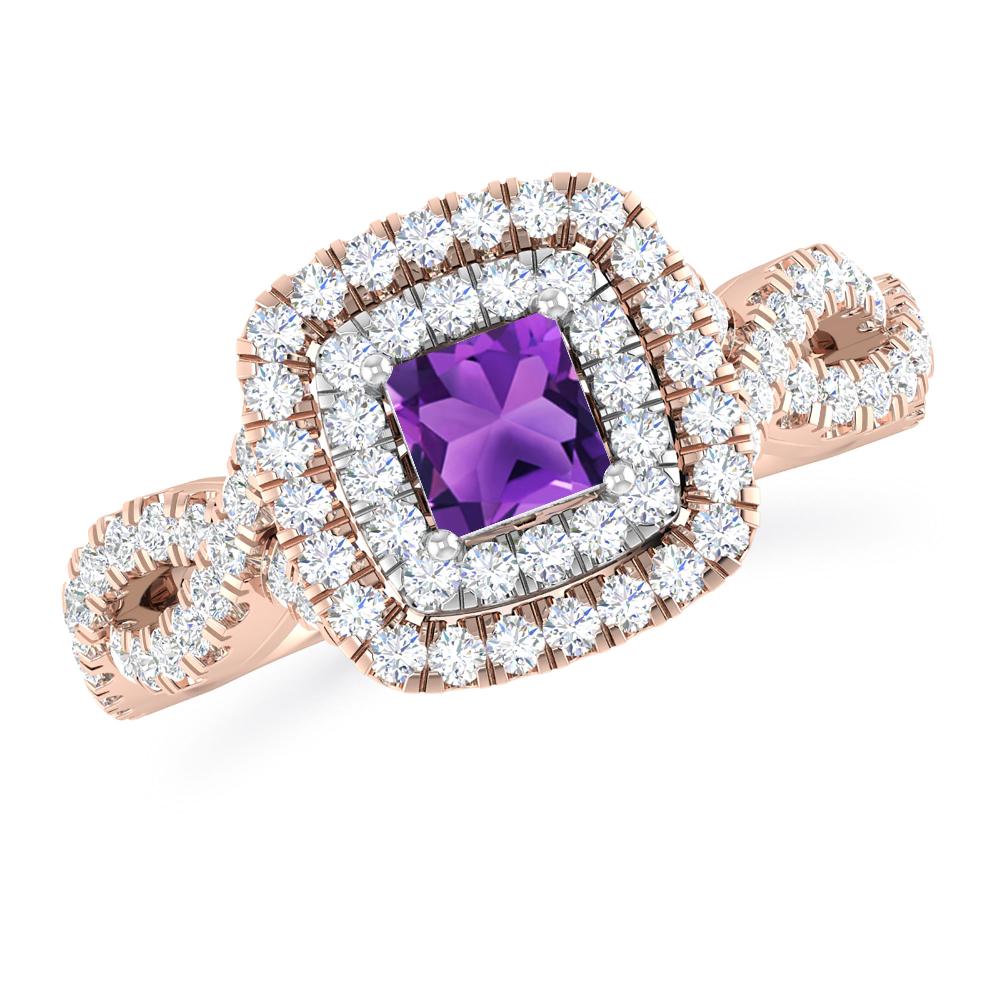 Rose Gold - Amethyst