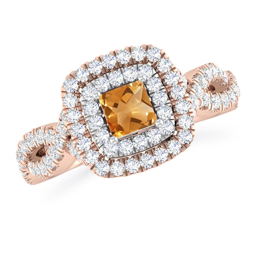 Rose Gold - Citrine