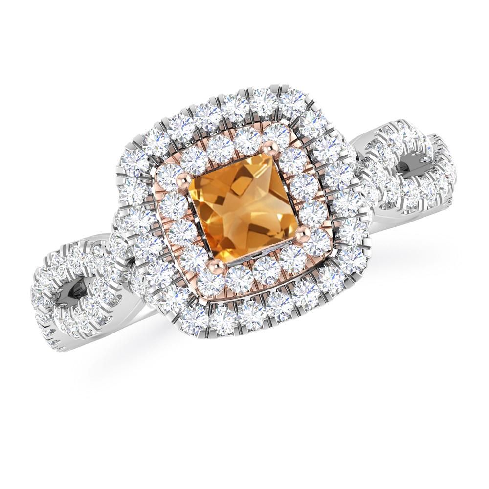 White Gold - Citrine