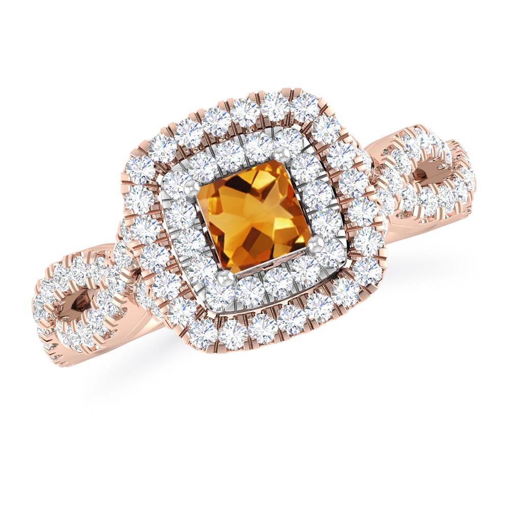 Rose Gold - Citrine