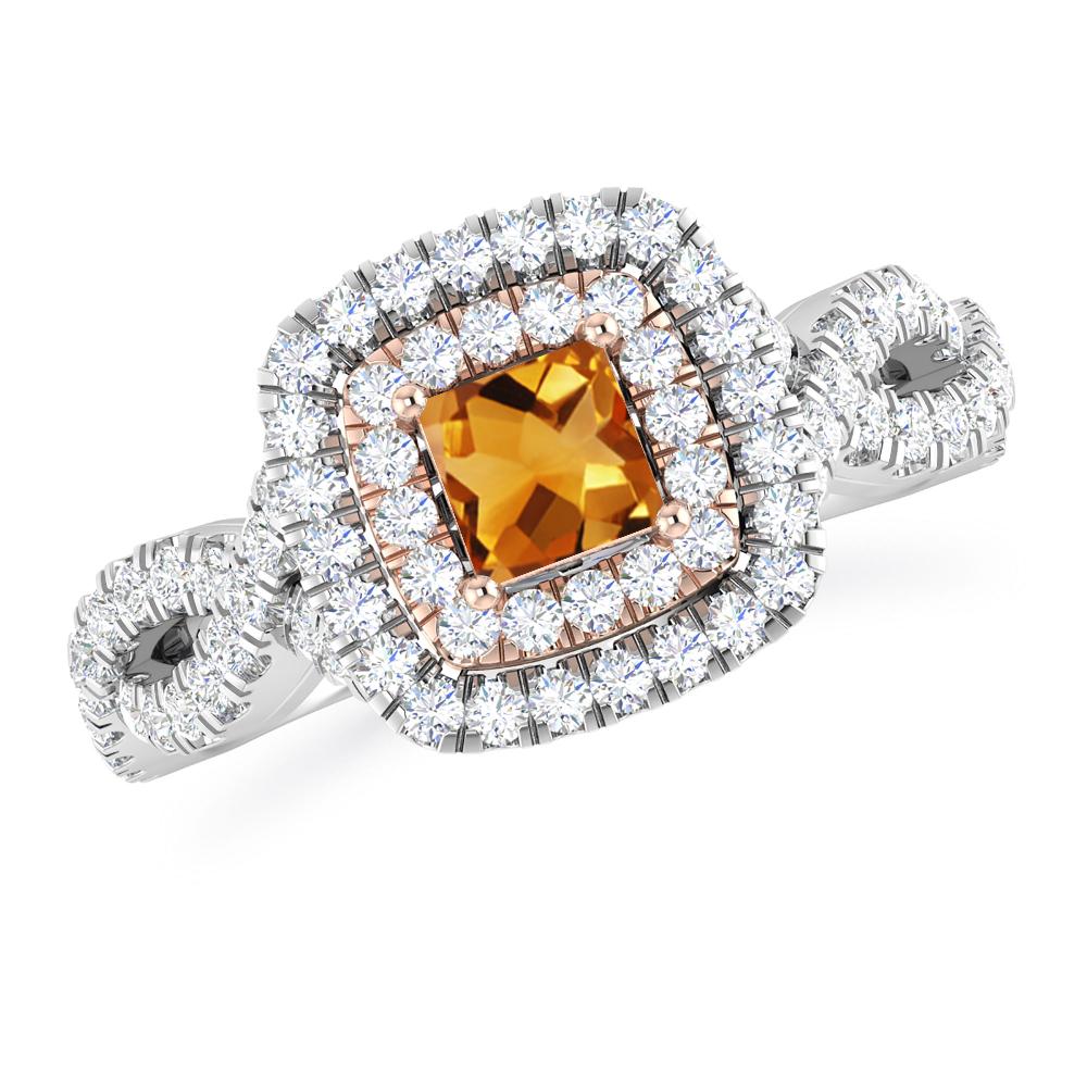 White Gold - Citrine