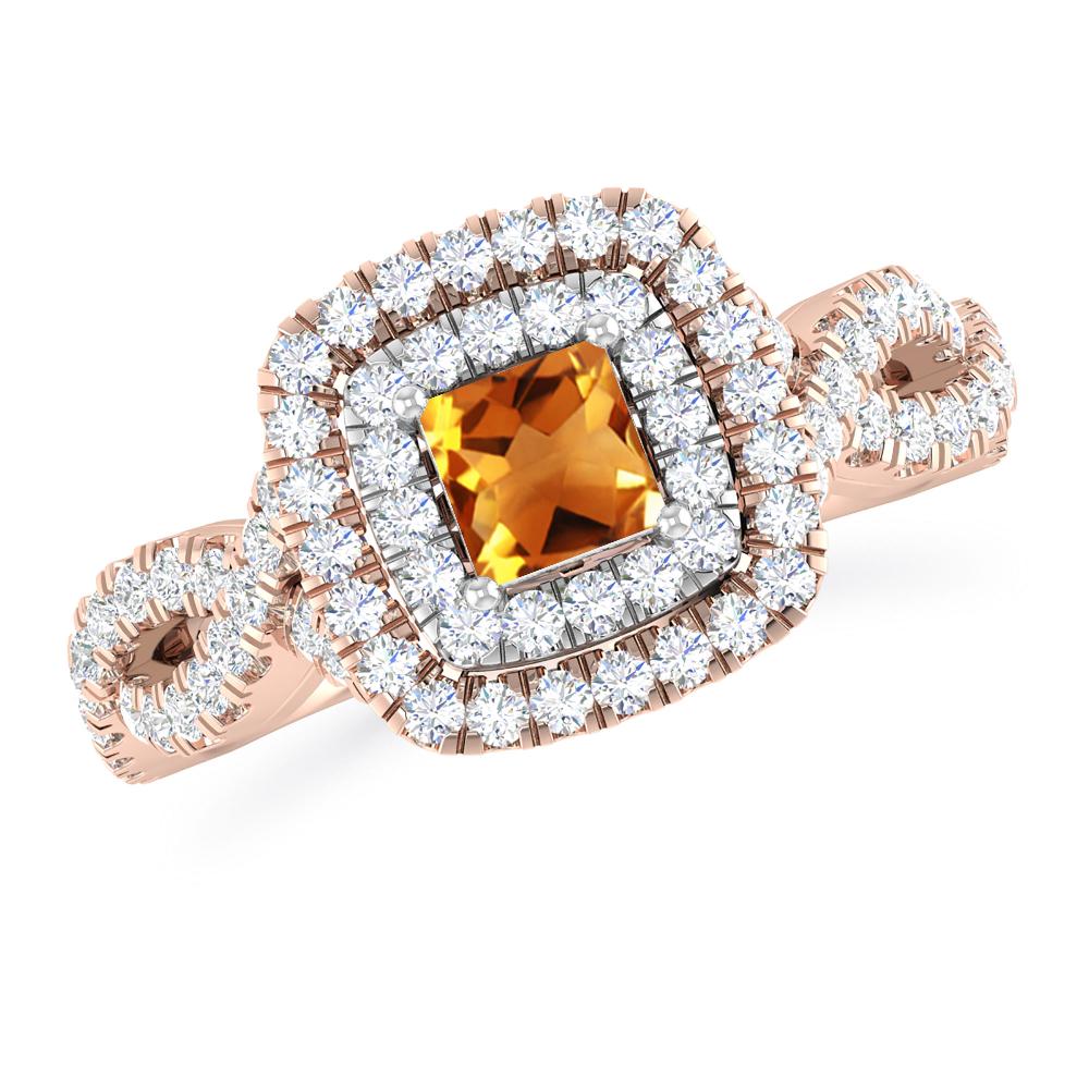 Rose Gold - Citrine