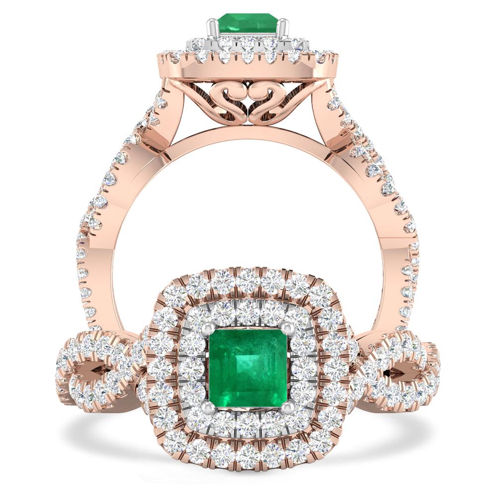 Rose Gold - Emerald