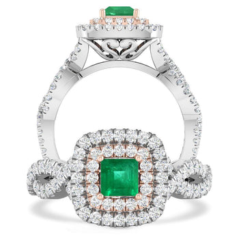 White Gold - Emerald