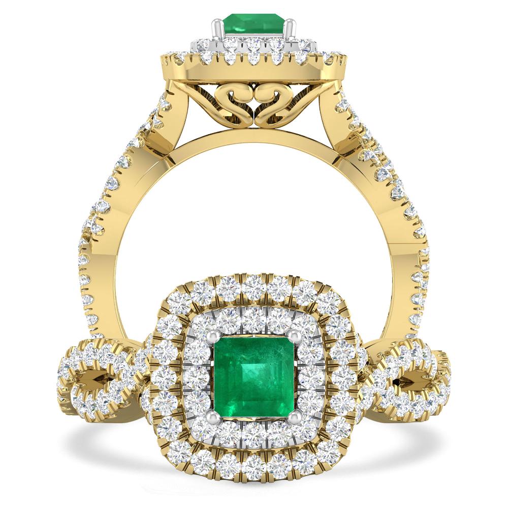 Yellow Gold - Emerald