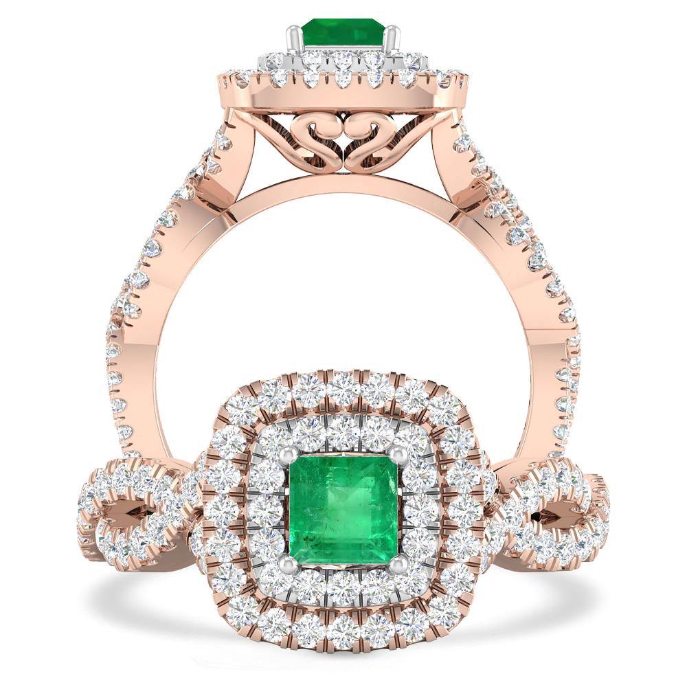 Rose Gold - Emerald