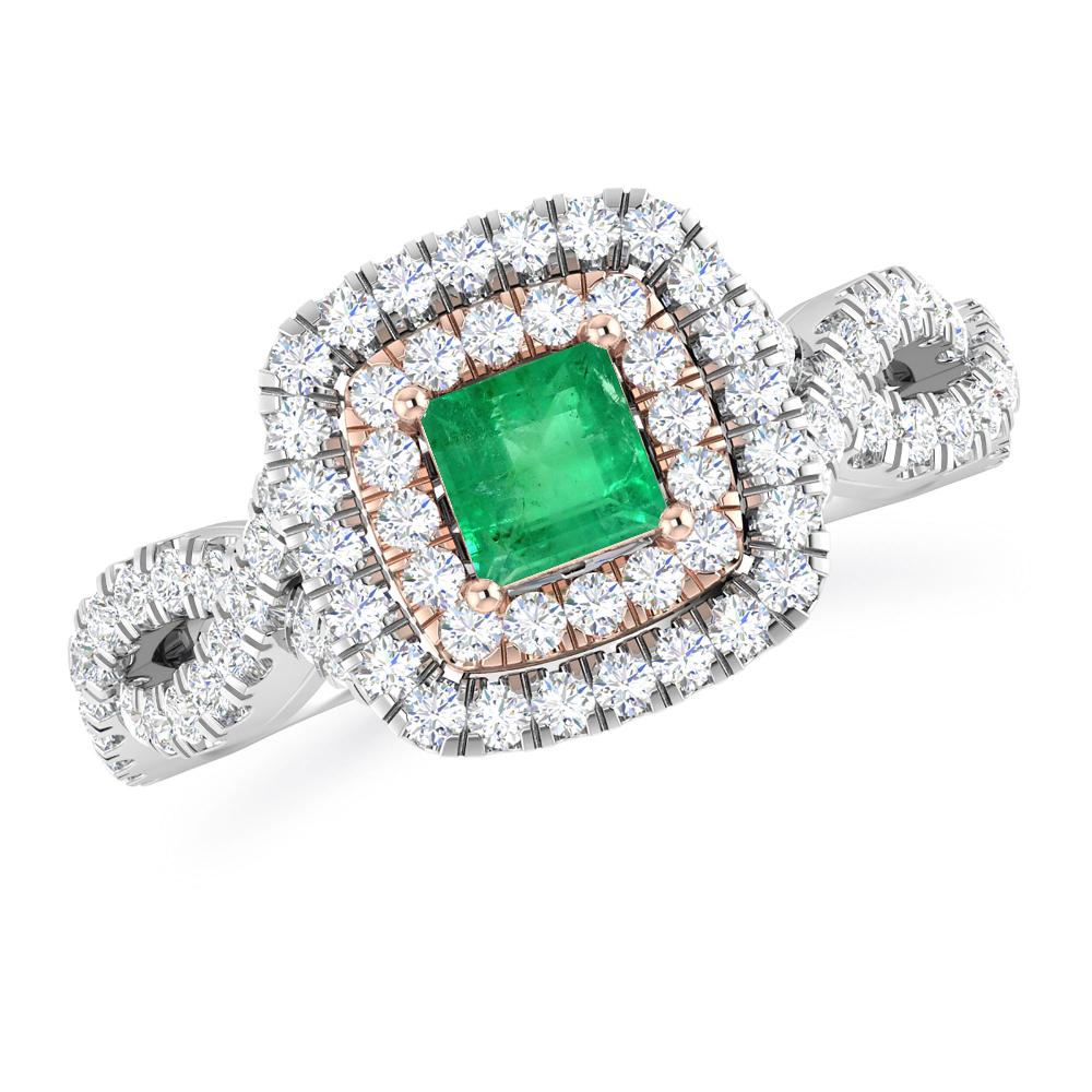 White Gold - Emerald