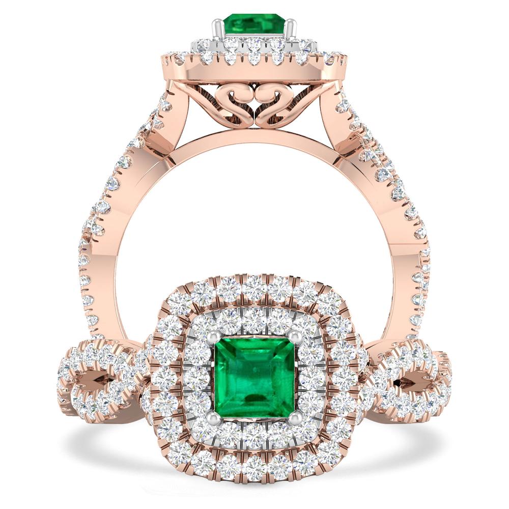 Rose Gold - Emerald