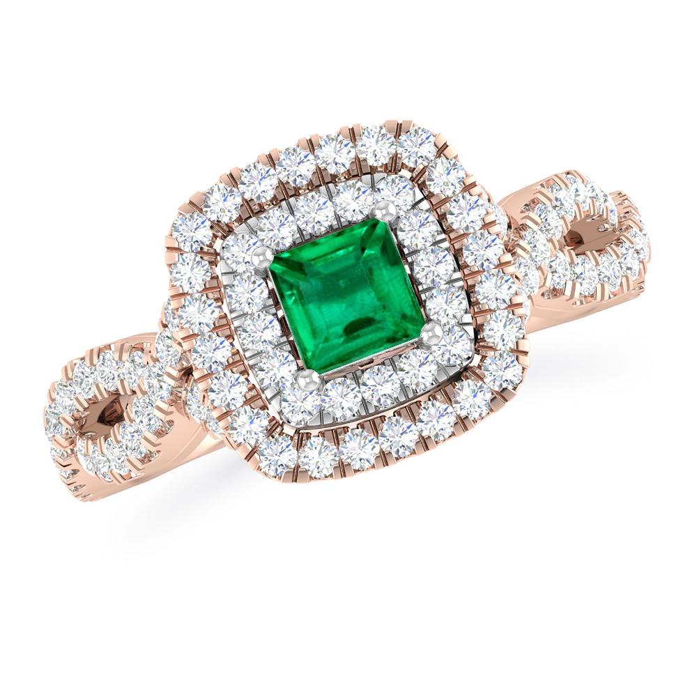 Rose Gold - Emerald