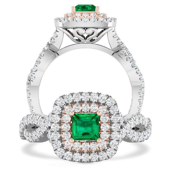 White Gold - Emerald