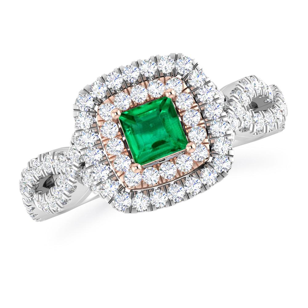 White Gold - Emerald