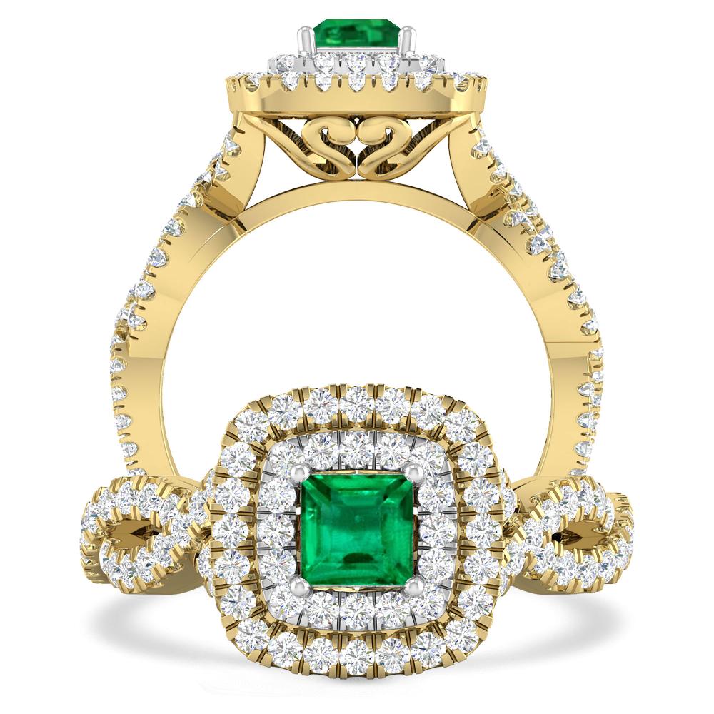 Yellow Gold - Emerald