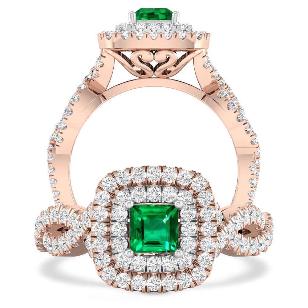 Rose Gold - Emerald