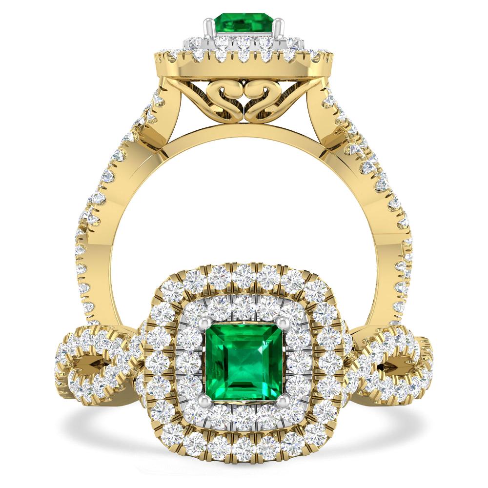 Yellow Gold - Emerald