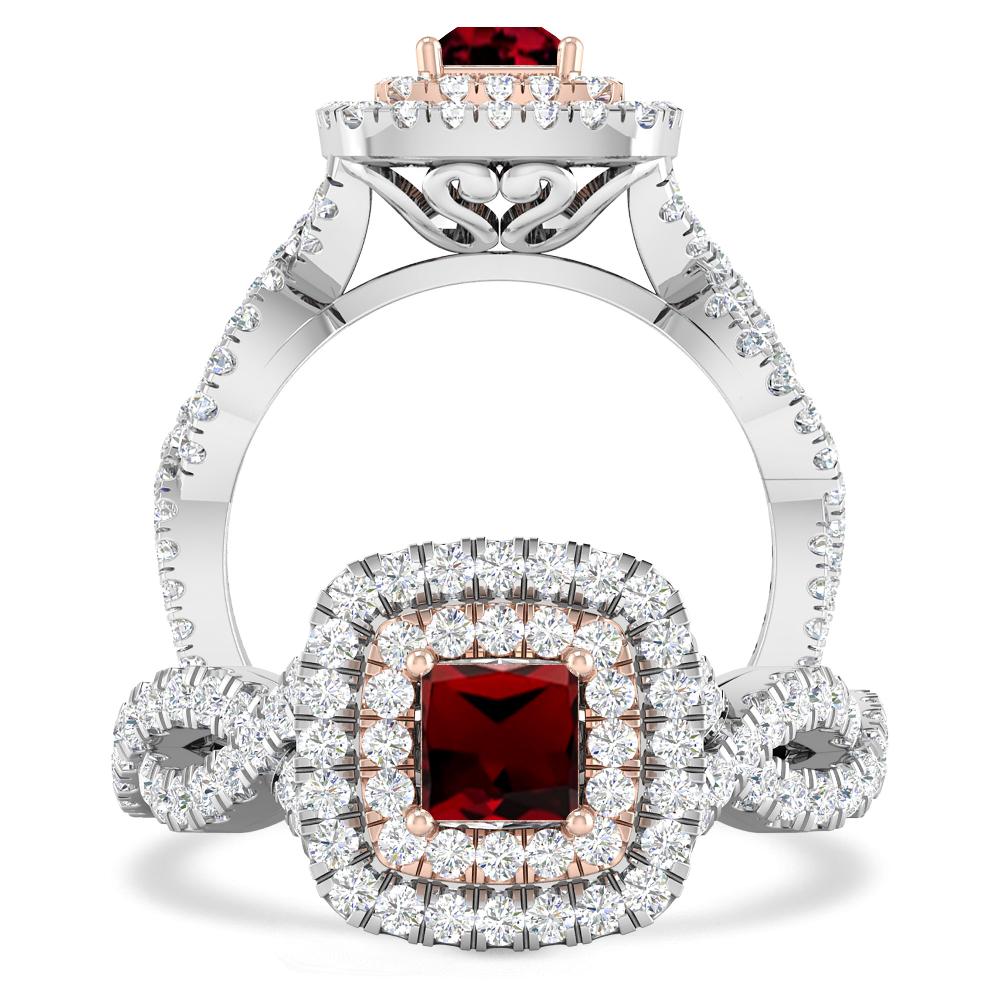 White Gold - Garnet