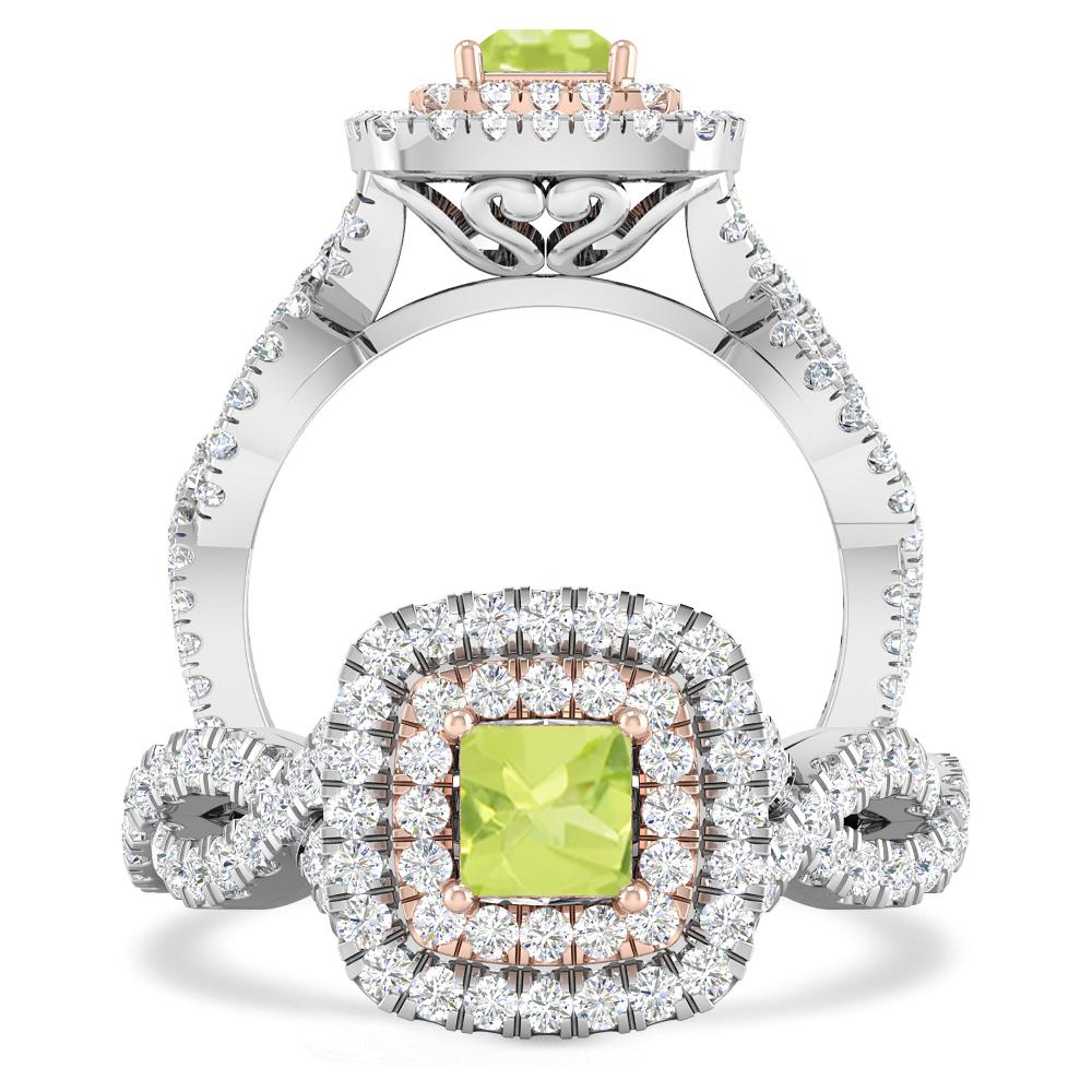 White Gold - Peridot