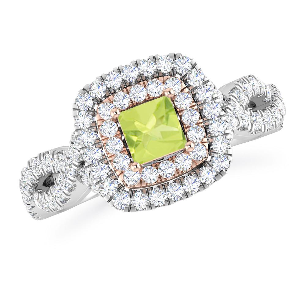 White Gold - Peridot