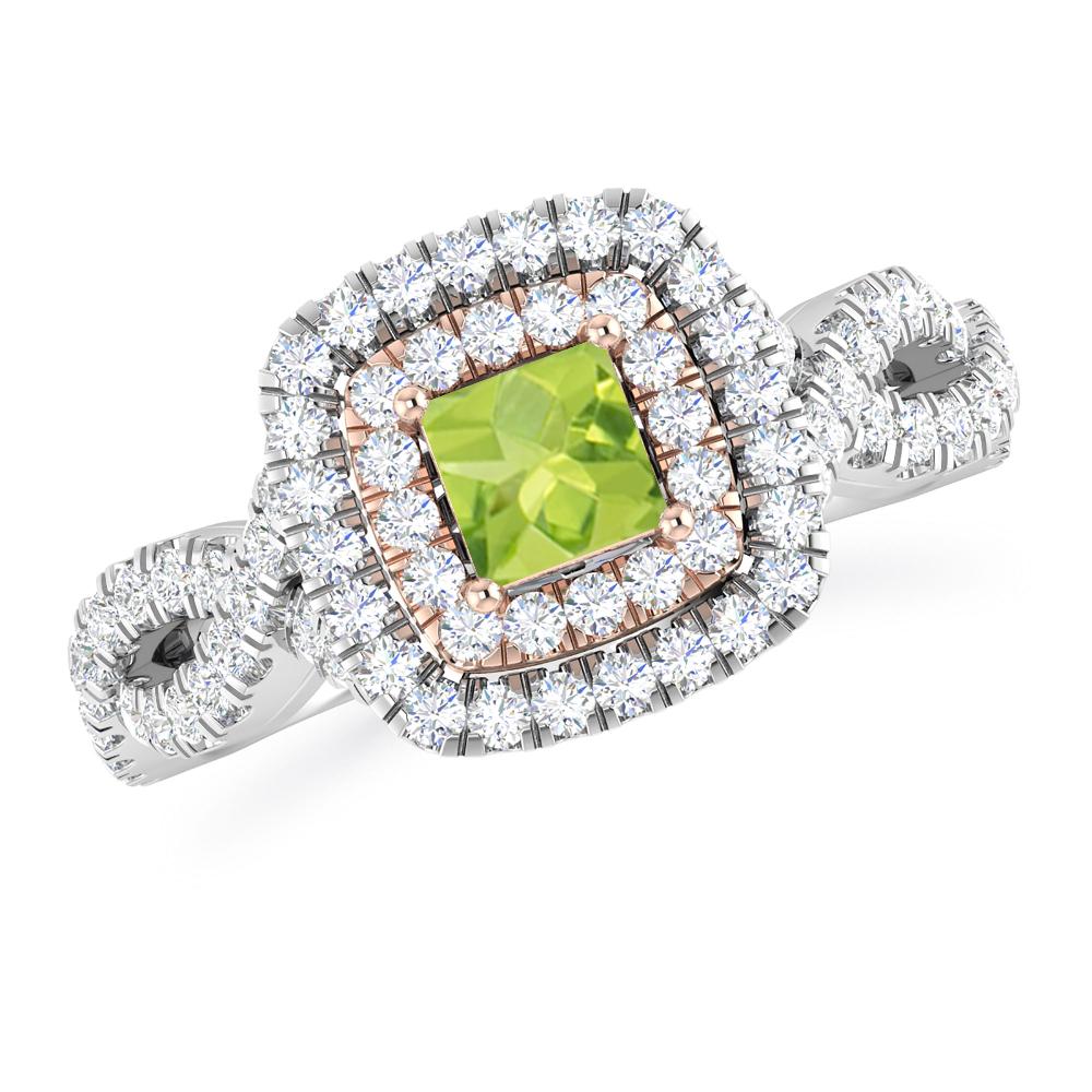 White Gold - Peridot