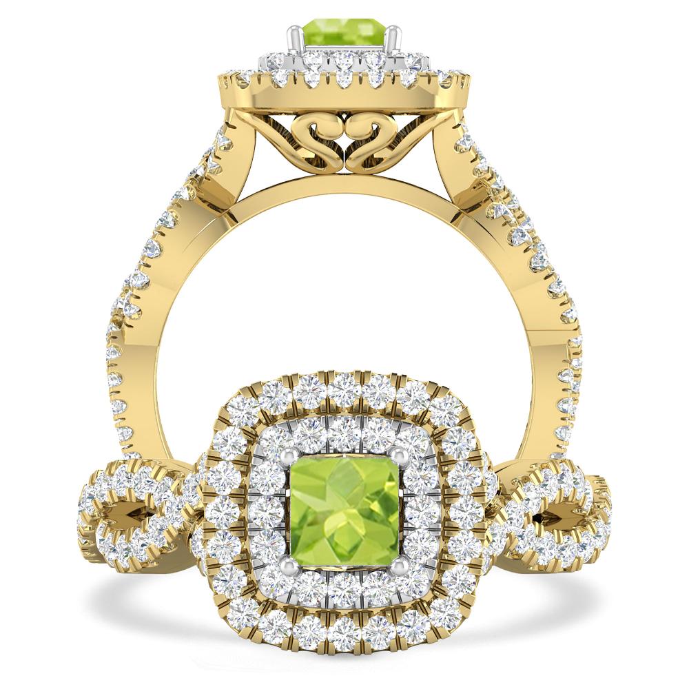 Yellow Gold - Peridot