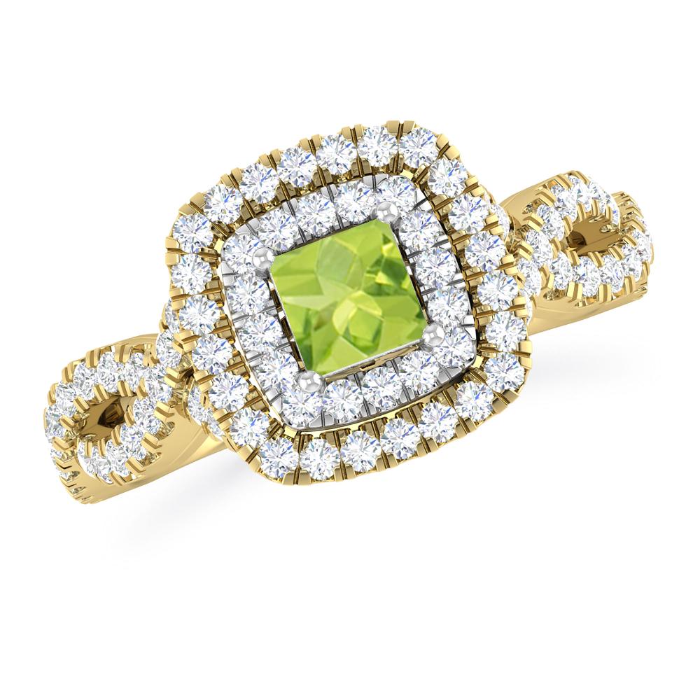 Yellow Gold - Peridot