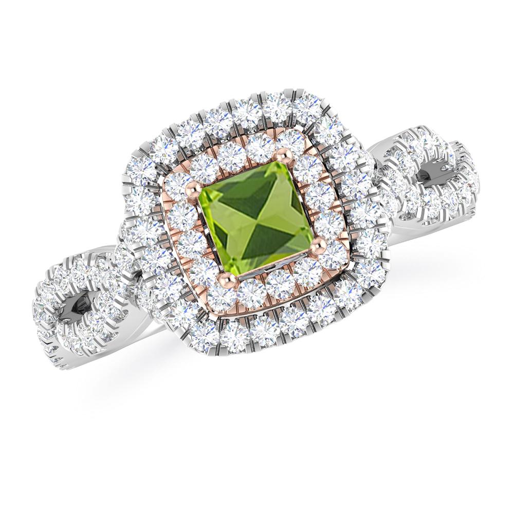 White Gold - Peridot