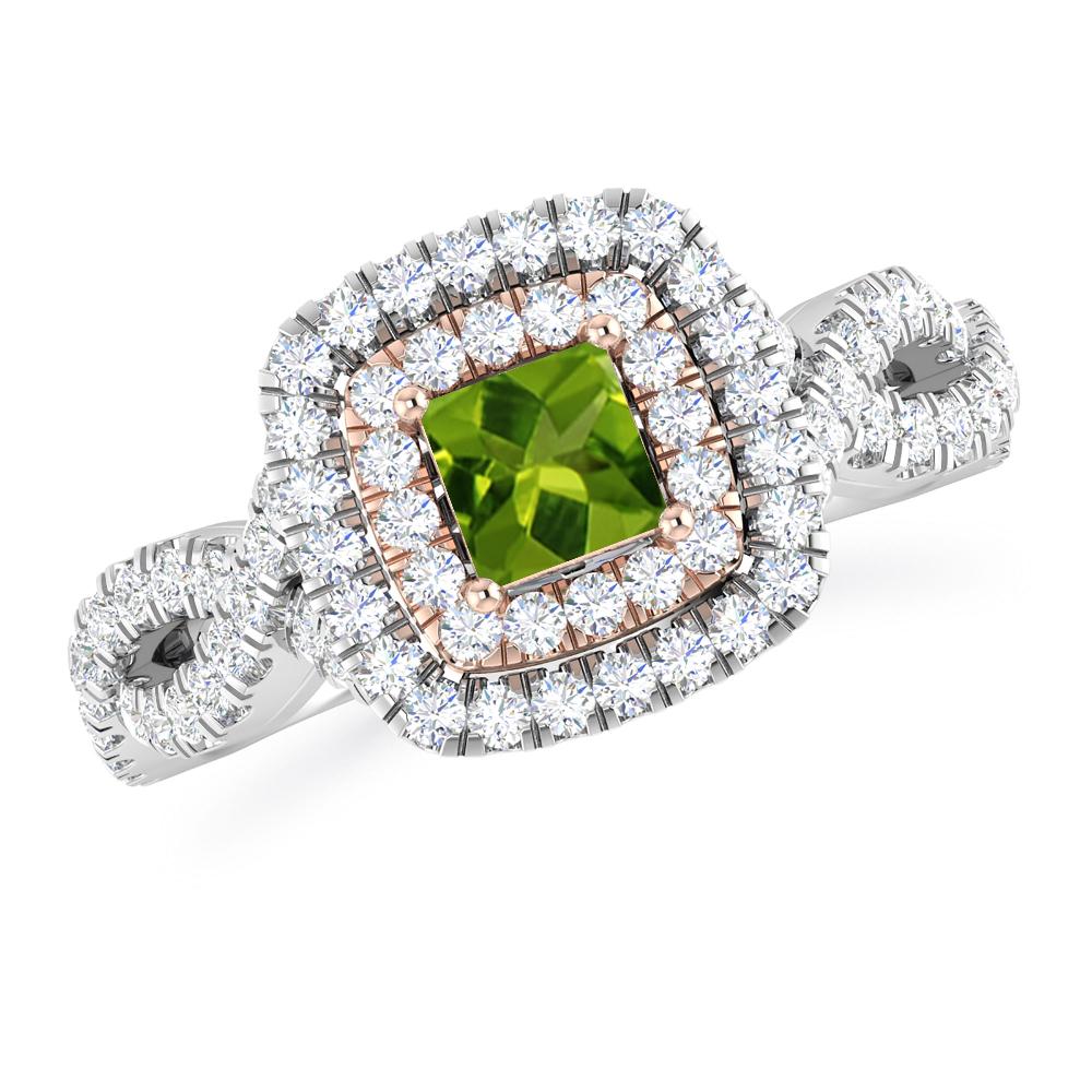 White Gold - Peridot