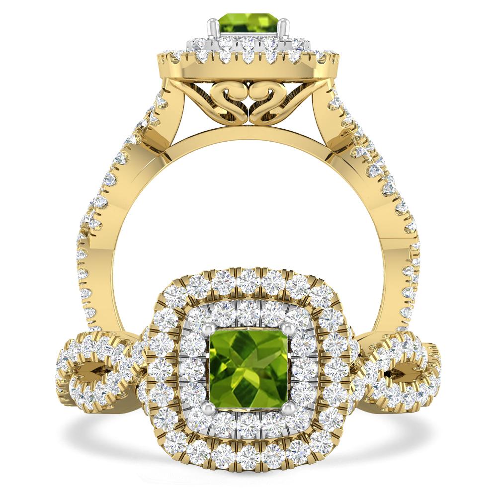 Yellow Gold - Peridot