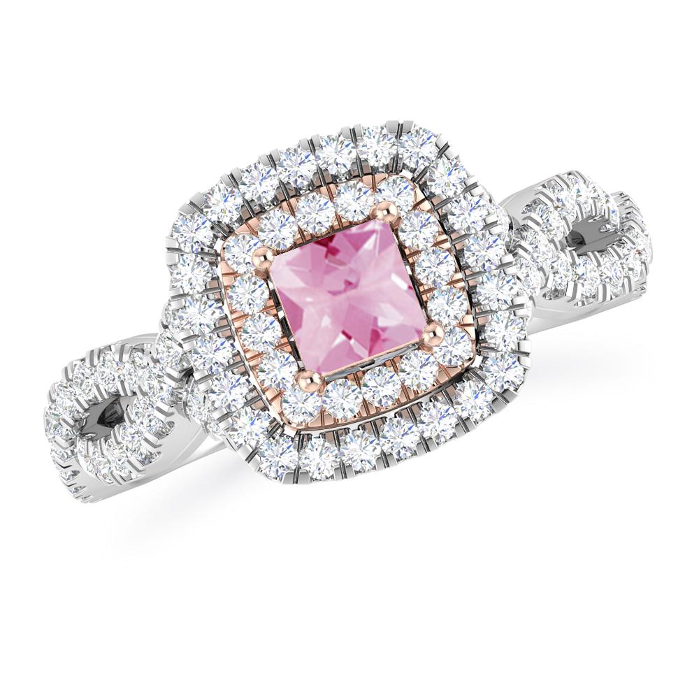 White Gold - Pink Tourmaline