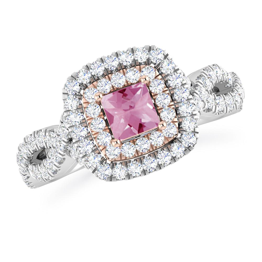 White Gold - Pink Tourmaline