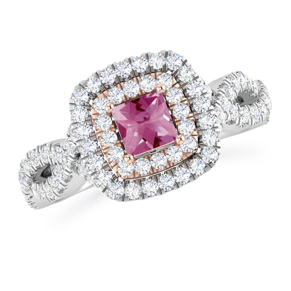 White Gold - Pink Tourmaline