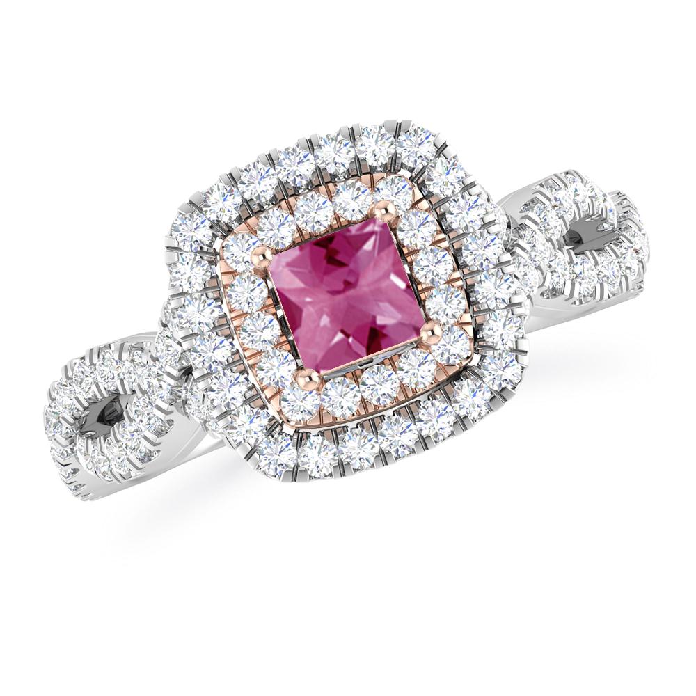 White Gold - Pink Tourmaline