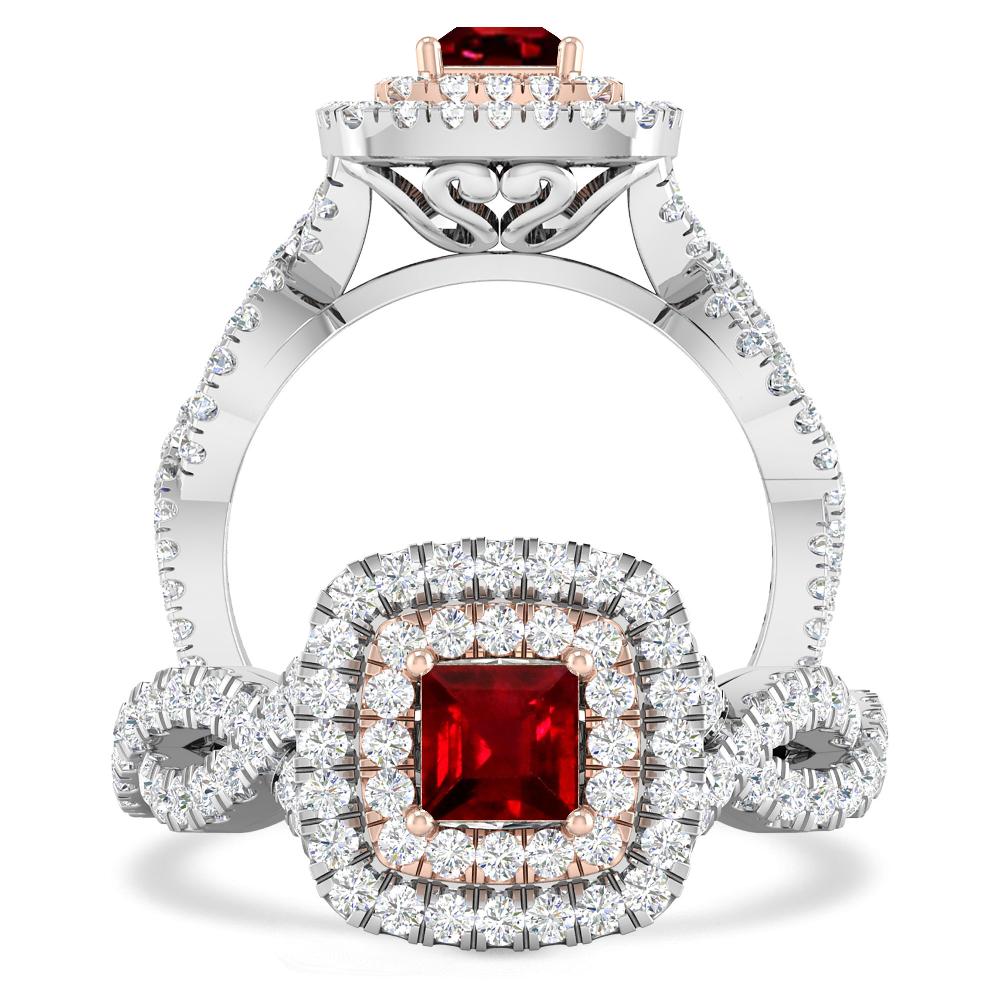 White Gold - Ruby