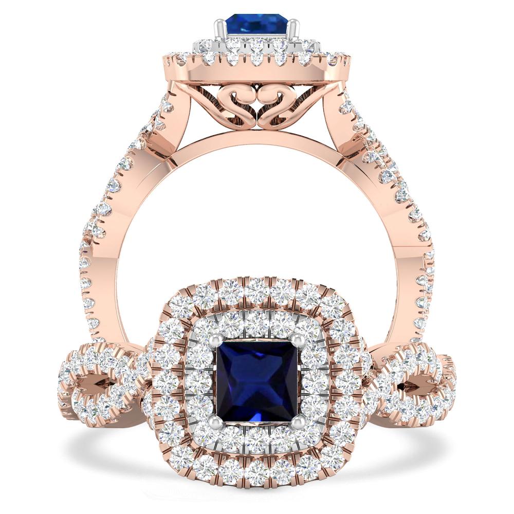 Rose Gold - Sapphire