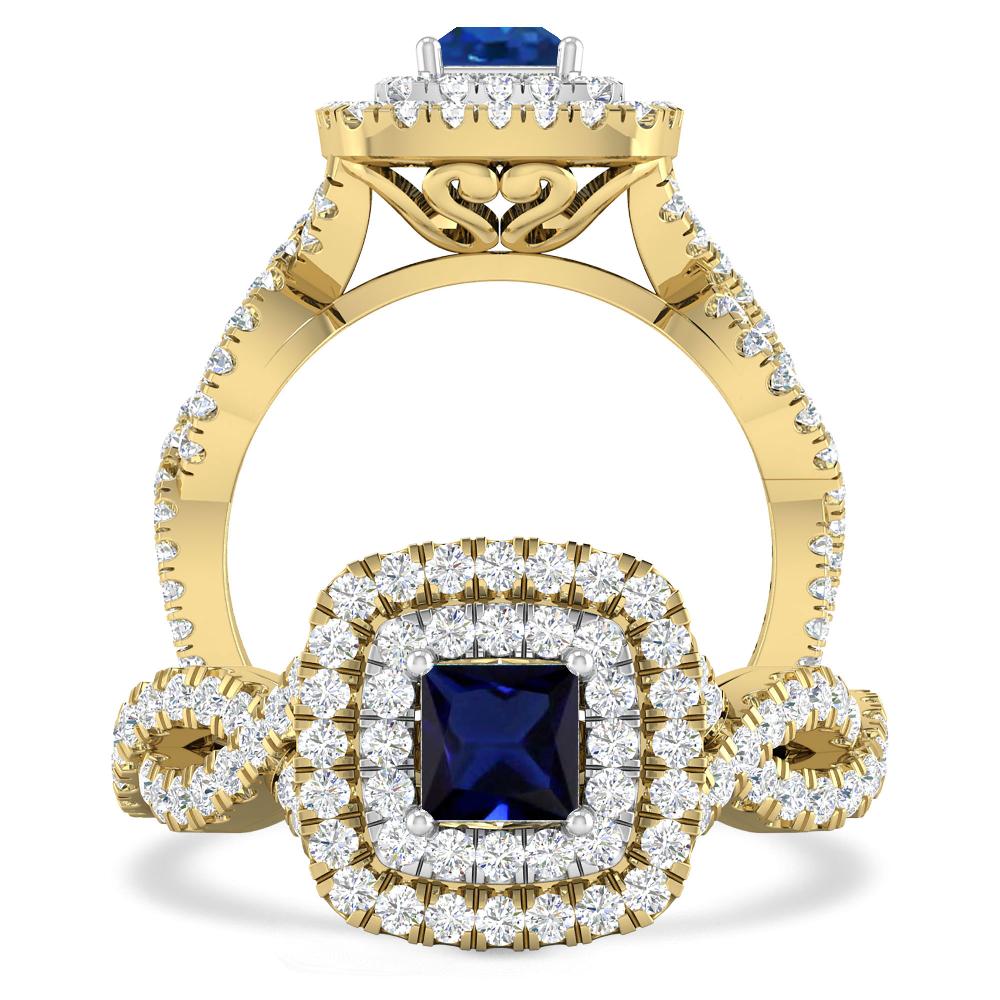 Yellow Gold - Sapphire