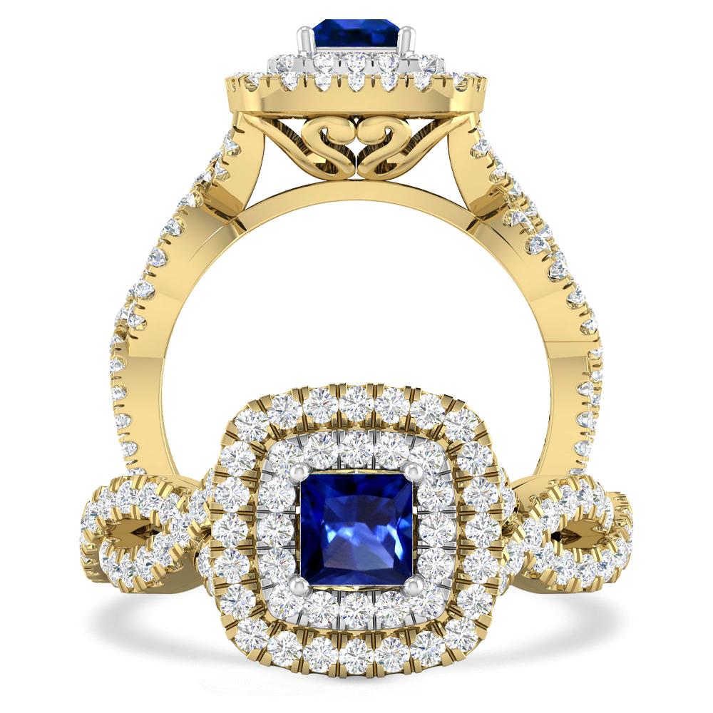 Yellow Gold - Sapphire