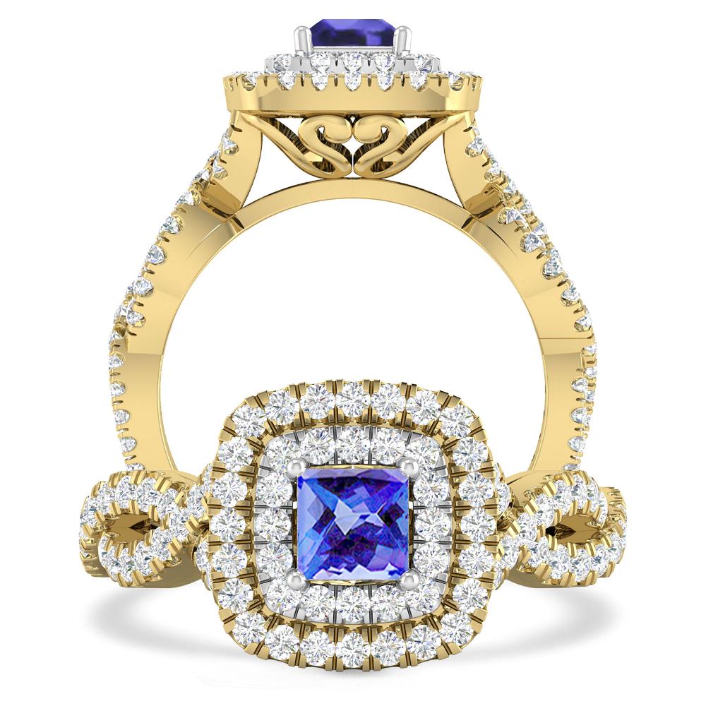 Yellow Gold - Tanzanite