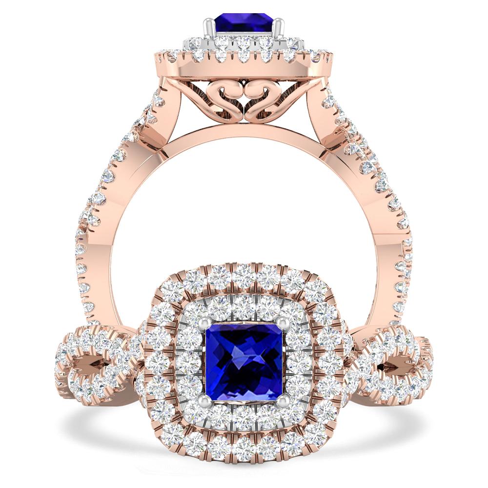 Rose Gold - Tanzanite