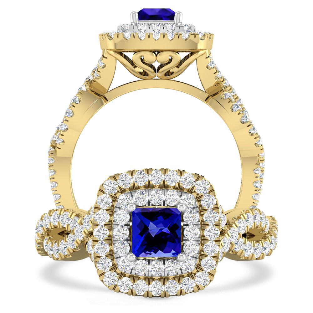 Yellow Gold - Tanzanite